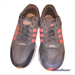 SOLD Adidas Womens Cloudfoam Cloud Gray Pink Running